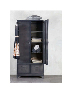 Black Metal Locker Cabinet from Accessories for the Home