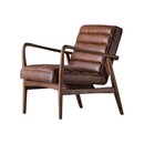 Dayton Vintage Brown Leather Armchair from Accessories for the Home