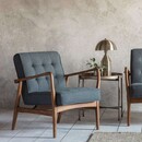 Holt Grey Linen Armchair from Accessories for the Home