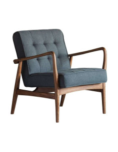 Holt Grey Linen Armchair from Accessories for the Home
