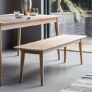 Malmo Solid Oak Dining Bench from Accessories for the Home