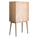Malmo Solid Oak Cocktail Cabinet from Accessories for the Home