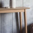 Malmo Solid Oak Console Table with thing legs from Accessories for the Home