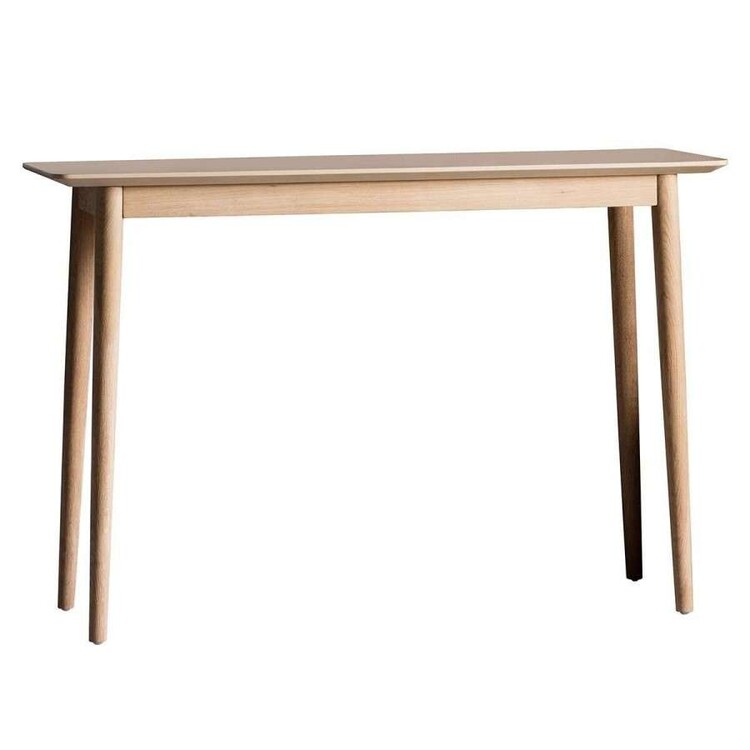Malmo Solid Oak Console Table from Accessories for the Home Malmo Solid Oak Console Table from Accessories for the Home