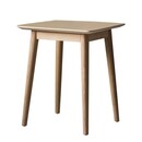 Malmo Chevron Inlay Solid Oak Side Table from Accessories for the Home
