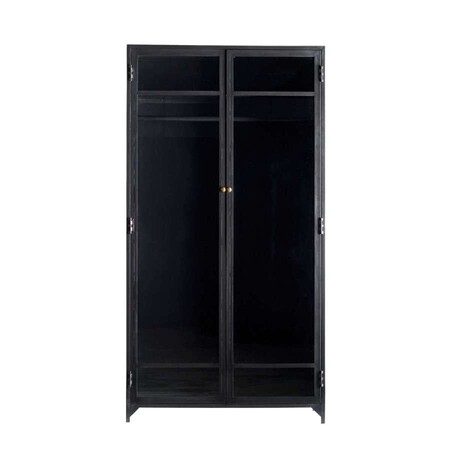 Tinekhome Black Metal Wardrobe from Accessories for the Home 2