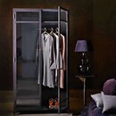 Tinekhome Black Metal Wardrobe from Accessories for the Home