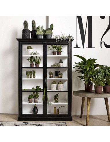 Nordal Classic Black Display Cabinet from Accessories for the Home