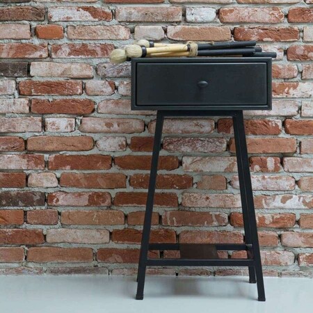 BePureHome Skybox Metal and Wood Side Table from Accessories for the Home