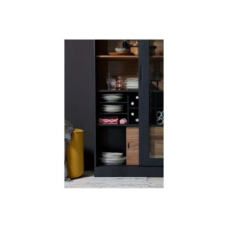 Woood James Black Painted Wooden Display Cabinet from Accessories for the Home 2