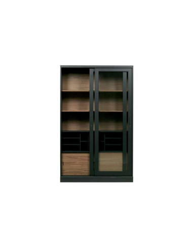 Woood James Black Oak Display Cabinet | Accessories for the Home