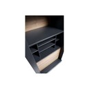 Woood James Black Painted Wooden Display Cabinet from Accessories for the Home