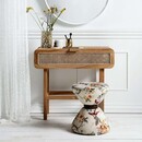 Nordal Natural Rattan and Teak Wood Console from Accessories for the Home