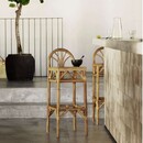 Tinekhome Natural Rattan Bar Stool from Accessories for the Home