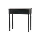 Woood Romy Black Wood Dressing Table from Accessories for the Home