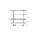 Dutchbone Class Dark Wood Shelf Unit from Accessories for the Home