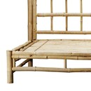 Tinekhome Natural Bamboo Left Hand Lounge Bed with Cushion from Accessories for the Home