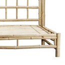 Tinekhome Natural Bamboo Right Hand Lounge Bed with Cushion from Accessories for the Home