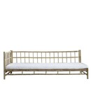 Tinekhome Natural Bamboo Right Hand Lounge Bed with Cushion from Accessories for the Home