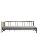 Tinekhome Natural Bamboo Right Hand Lounge Bed with Cushion from Accessories for the Home