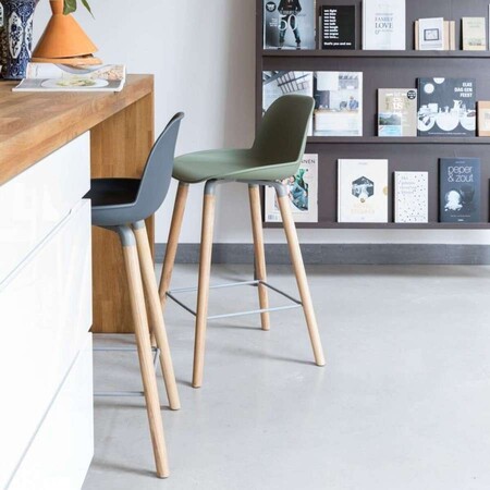 Zuiver Albert Kuip Bar Stool with Back from Accessories for the Home