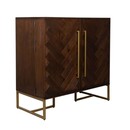 Dutchbone Class Dark Wood Drinks Cabinet from Accessories for the Home