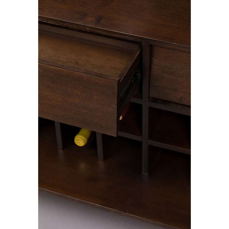 Dutchbone Class Dark Wood Drinks Cabinet from Accessories for the Home Dutchbone Class Dark Wood Drinks Cabinet from Accessories for the Home