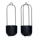 Hubsch Iron Hanging Planters (Set of 2) from Accessories for the Home