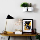 Denise Walnut and Gold Console Table from Accessories for the Home