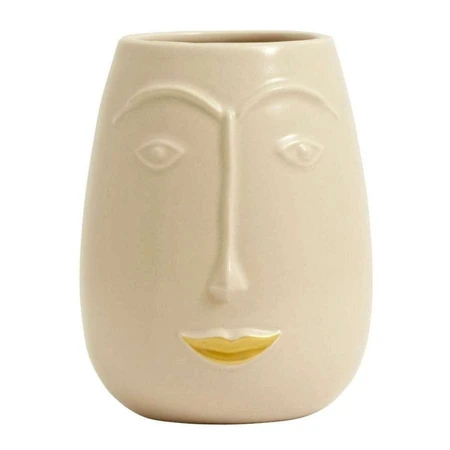 Nordal Facia Ceramic cream Plant Pot from Accessories for the Home 2