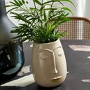 Nordal Facia Ceramic cream Plant Pot from Accessories for the Home