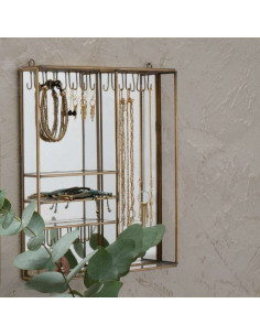 Bequai Brass Wall Hanging Jewellery Box from Accessories for the Home
