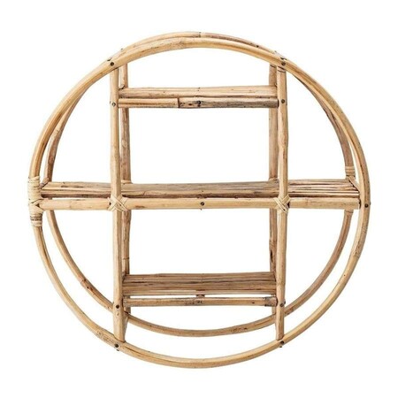 Bloomingville Sia Natural Cane Circular Wall Shelf from Accessories for the Home
