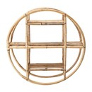 Bloomingville Sia Natural Cane Circular Wall Shelf from Accessories for the Home