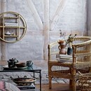 Bloomingville Sia Natural Cane Circular Wall Shelf from Accessories for the Home