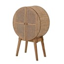 Bloomingville Otto Circular Rattan Cabinet from Accessories for the Home
