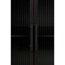 Dutchbone Boli Iron & Ribbed Glass Sideboard from Accessories for the Home