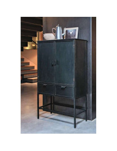 BePureHome Wish Black Metal Cabinet from Accessories for the Home