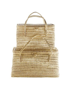 Tinekhome Natural Storage Baskets with Lids