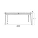 Zuiver Glimps Ash Extending Dining Table from Accessories for the Home