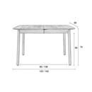 Zuiver Glimps Ash Extending Dining Table from Accessories for the Home
