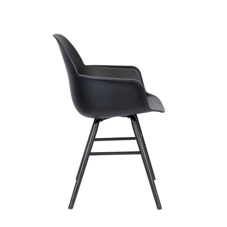 Zuiver Albert Kuip All Black Armchair from Accessories for the Home Zuiver Albert Kuip All Black Armchair from Accessories for the Home