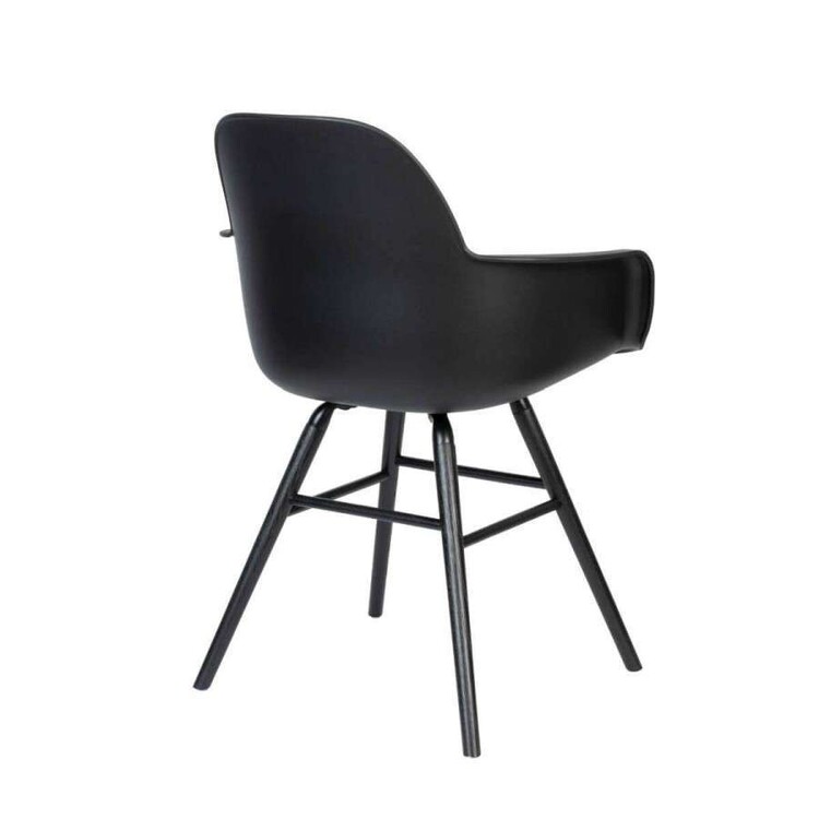 Zuiver Albert Kuip All Black Armchair from Accessories for the Home Zuiver Albert Kuip All Black Armchair from Accessories for the Home