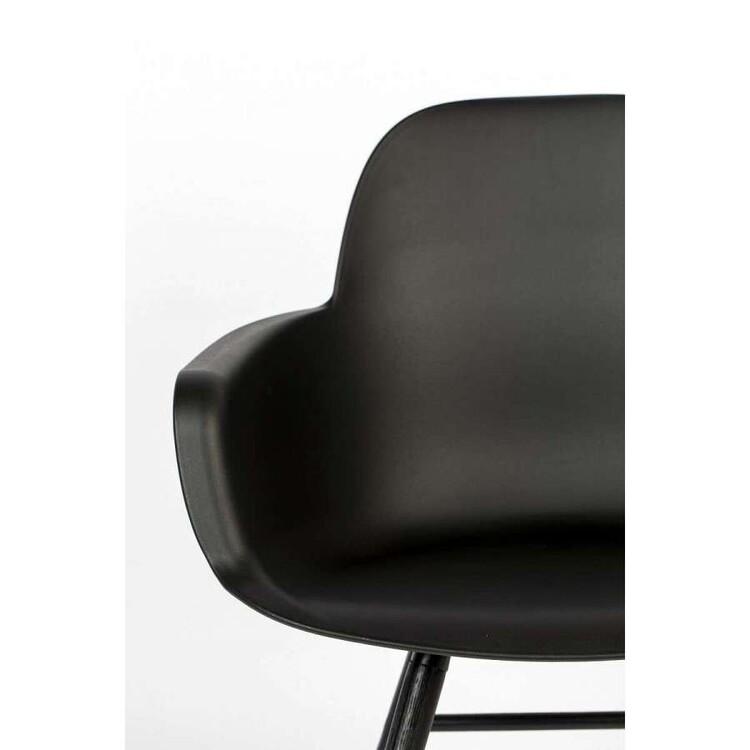 Zuiver Albert Kuip All Black Armchair from Accessories for the Home Zuiver Albert Kuip All Black Armchair from Accessories for the Home