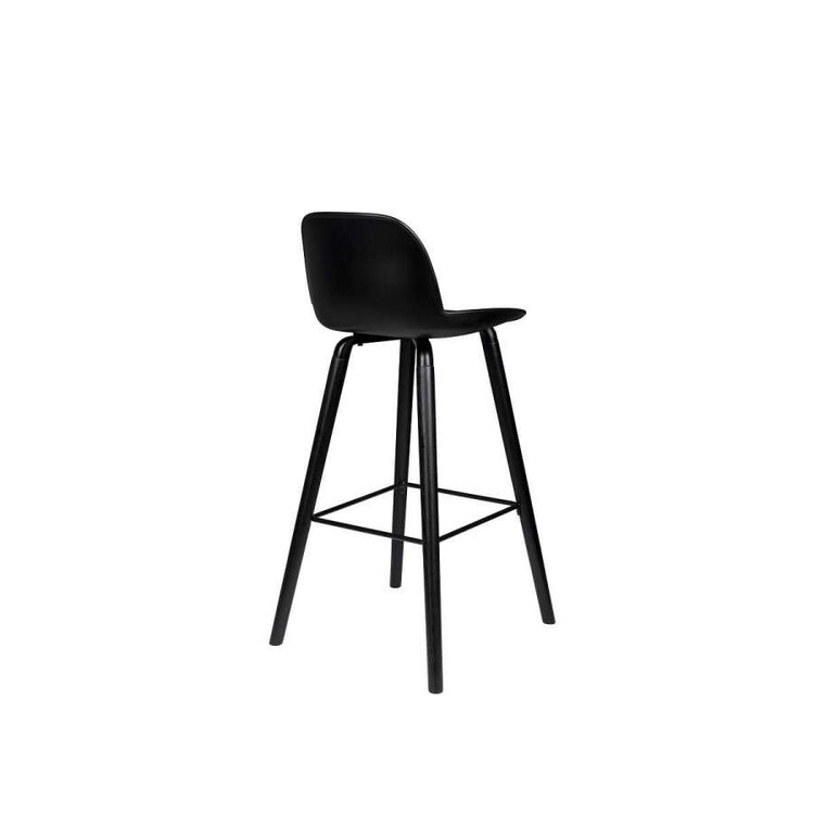 Zuiver Albert Kuip All Black Bar Chair from Accessories for the Home