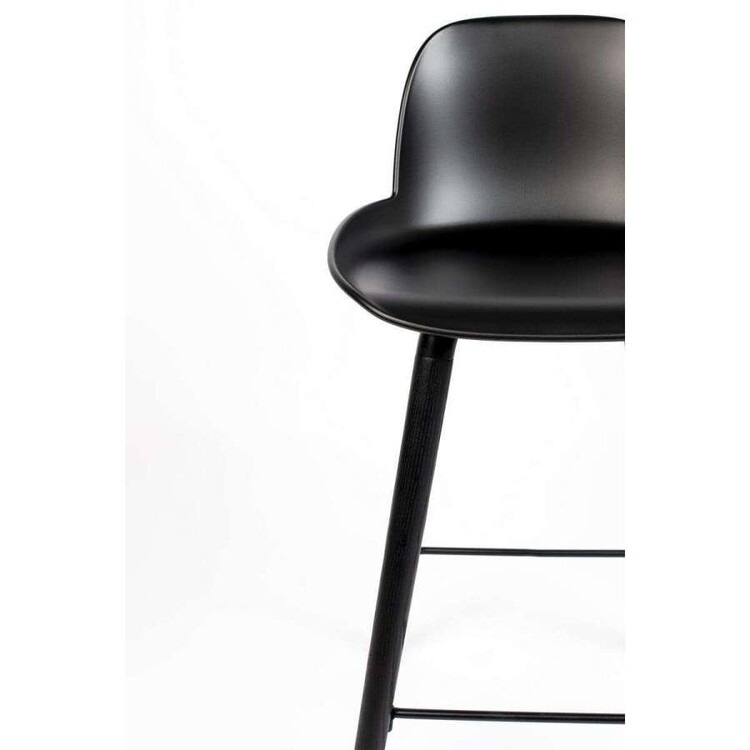 Zuiver Albert Kuip All Black Bar Chair from Accessories for the Home