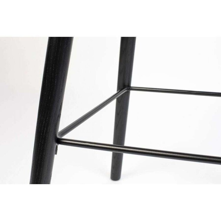 Zuiver Albert Kuip All Black Bar Chair from Accessories for the Home
