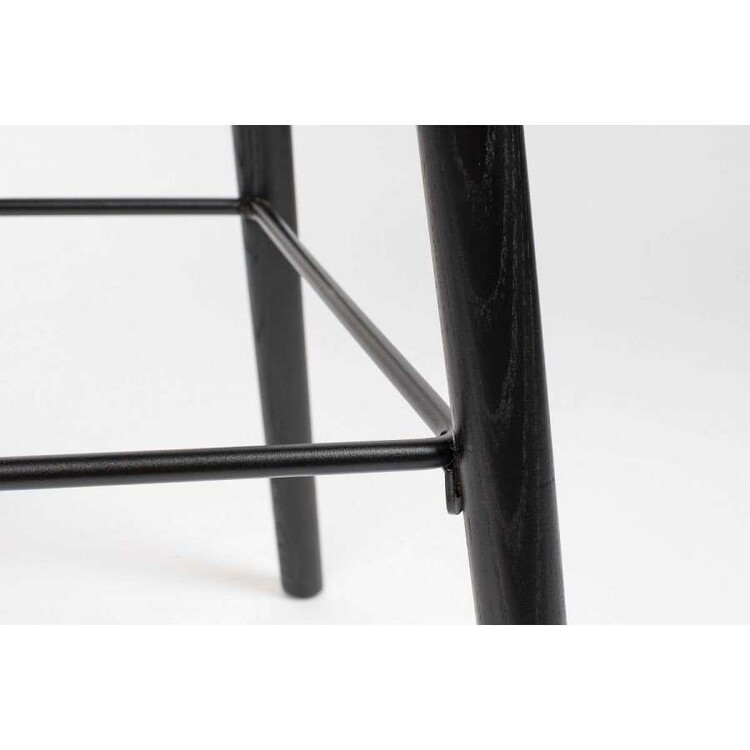 Zuiver Albert Kuip All Black Bar Chair from Accessories for the Home