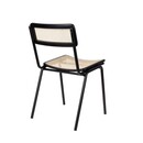 Zuiver Jort Black Rattan Dining Chair from Accessories for the Home