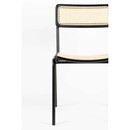 Zuiver Jort Black Rattan Dining Chair from Accessories for the Home